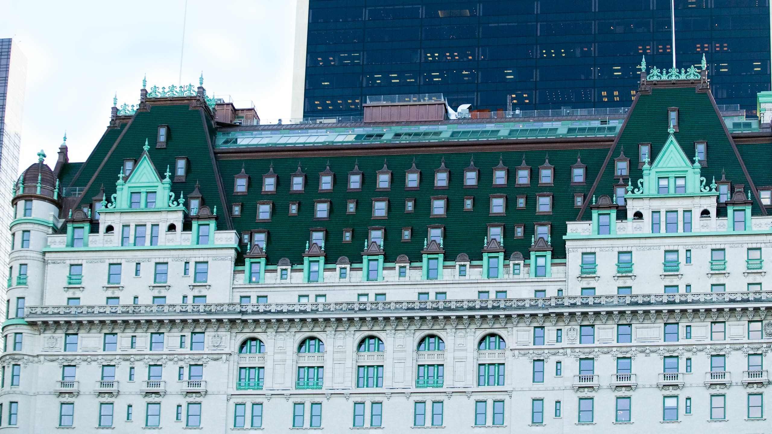 Plaza Hotel New York facade view 2