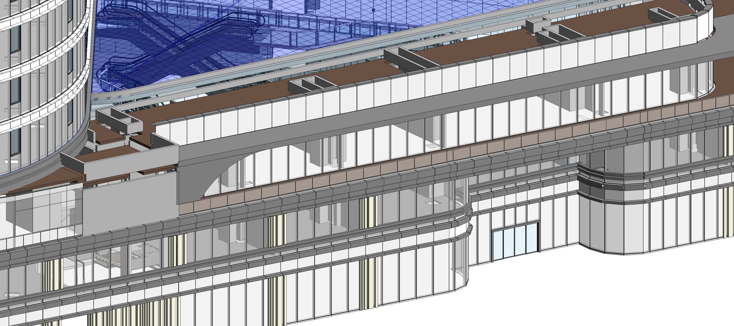 3D model of a complex facade surface for recladding design