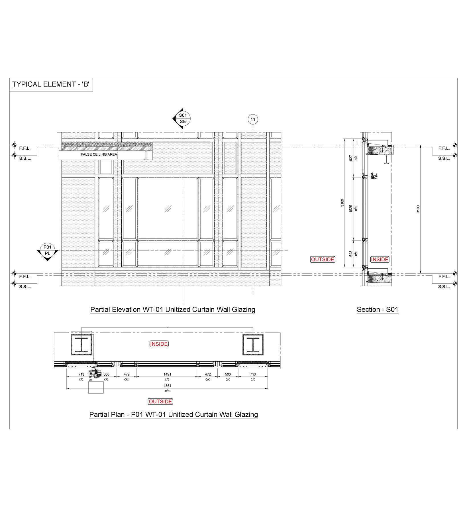 As-built documentation for a recladded building facade